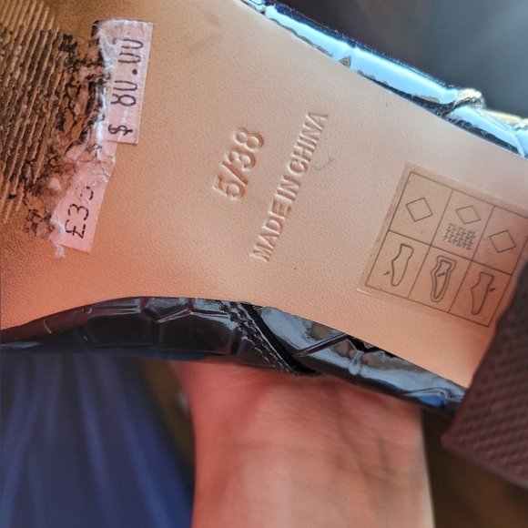 3/$60: 💕🔥TOPSHOP LIKE NEW SIZE EU 38 NAVY CROC ANKLE BOOT🔥💕 - Picture 6 of 9